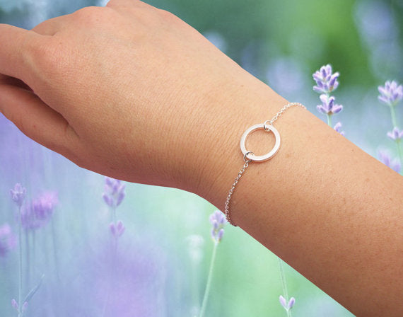 Geometric Minimalist Hollow Ring Round Ring Bracelet Hollow Circle Jewelry