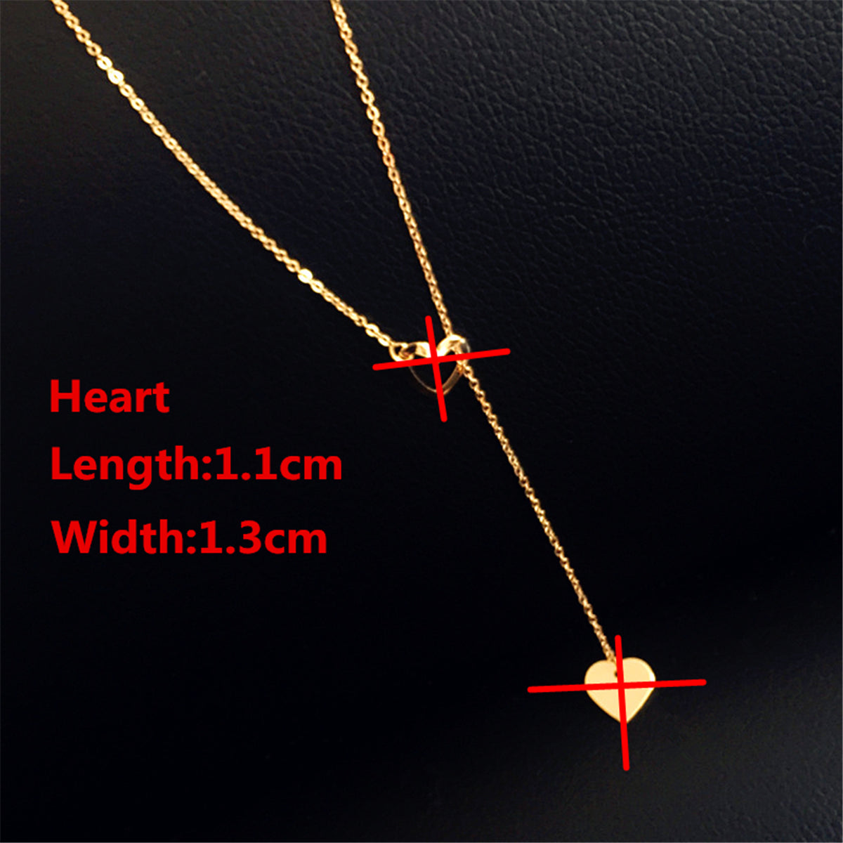 Simple Handmade Copper Love Temperament Pendant Adjustable Fashion Necklace